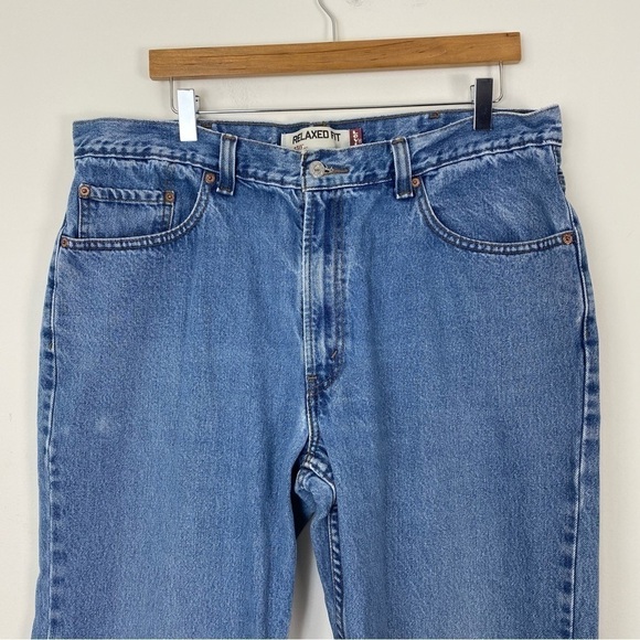 LEVI’S 550 Relaxed Fit Denim Jeans Straight Leg Size 38x32 High Waisted Retro - Picture 6 of 10